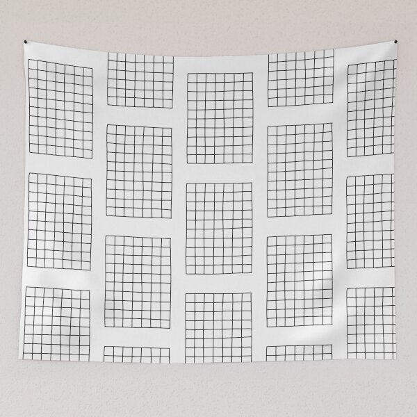 Item preview, Minimalist Grid Illustrations: Elegant Black & White Art designed and sold by RM-Journey.