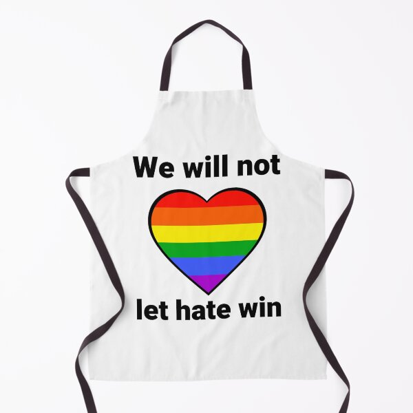 Item preview, We will not let hate win  designed and sold by Rachel the Artist .