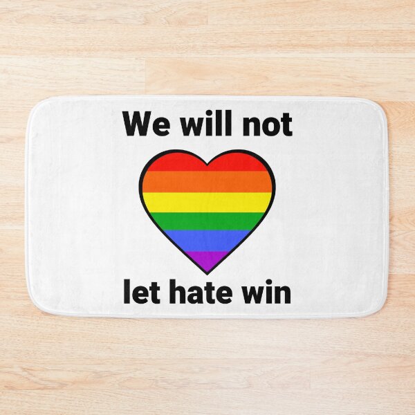 Item preview, We will not let hate win  designed and sold by Rachel the Artist .