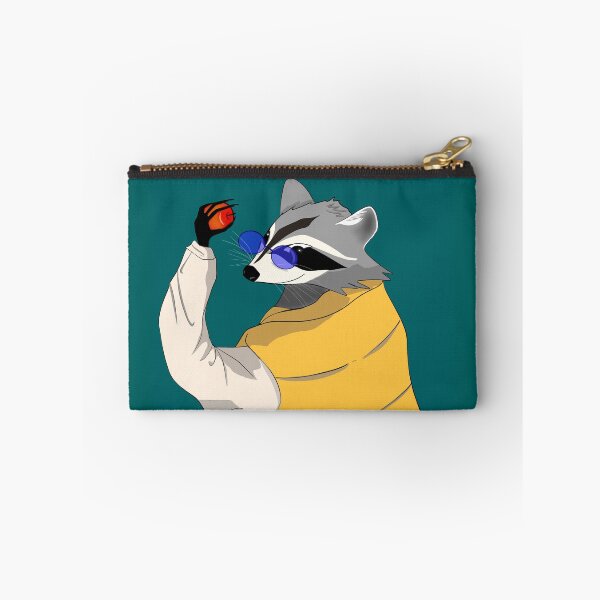 Item preview, University student Raccoon with vest and apple designed and sold by Bella-Illust.