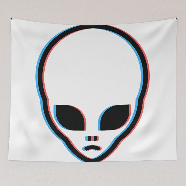 Item preview, 3D Anaglyph Alien Head designed and sold by LipsLab.