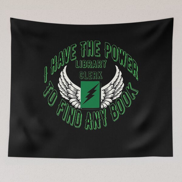 Item preview, Library Clerk - I Have The Power To Find Any Book designed and sold by Lily Lola.