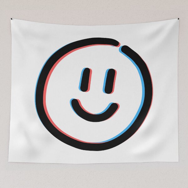 Item preview, Trippy 3D Anaglyph Smiley Face designed and sold by LipsLab.