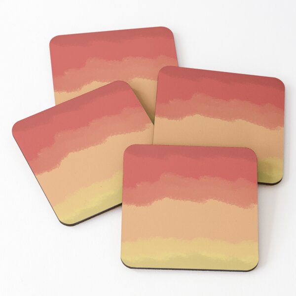 Item preview, Red to Gold- Fuzzy Watercolor Ombre Gradient designed and sold by PreciousMotifs.