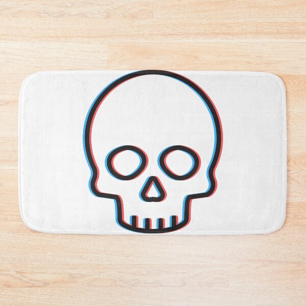 Item preview, Edgy 3D Anaglyph Skull Artwork designed and sold by LipsLab.