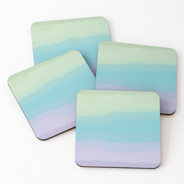 Item preview, Calm Pastels - Purple, Blue and Greet Watercolor Ombre Gradient designed and sold by PreciousMotifs.