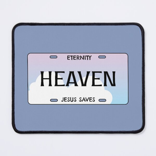 Item preview, Heaven License Plate Graphic designed and sold by Made my Faye.