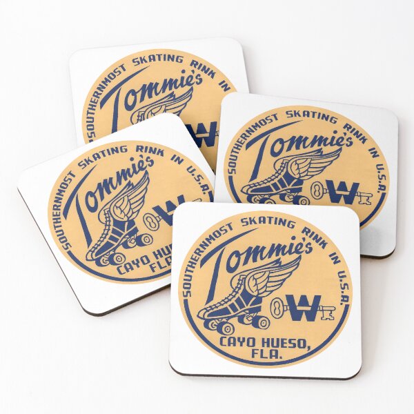 Item preview, Tommies Cay Hueso Florida Roller Skating Rink Sticker Decal Label designed and sold by tislord.