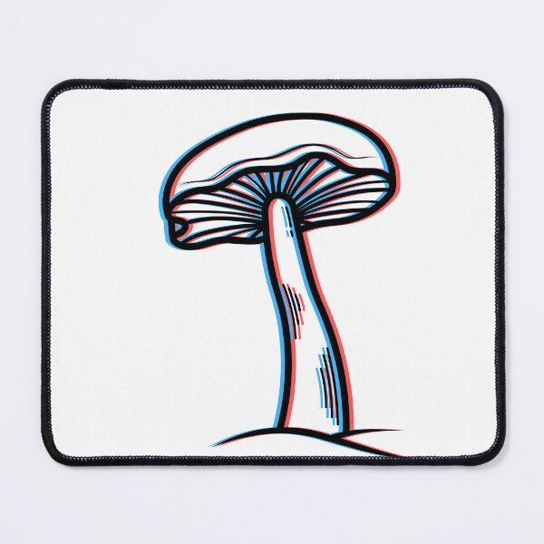 Item preview, Trippy 3D Anaglyph Mushroom Design designed and sold by LipsLab.