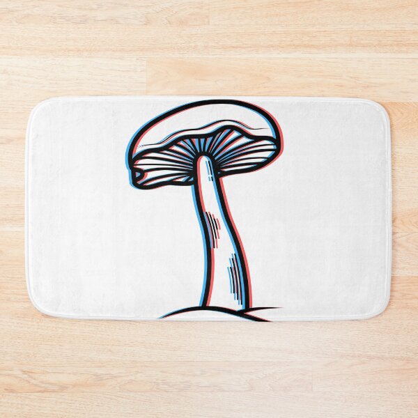 Item preview, Trippy 3D Anaglyph Mushroom Design designed and sold by LipsLab.