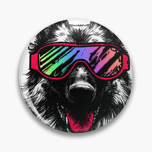 Item preview, German Shepherd Rainbow Goggles ski rescue patrol designed and sold by polygrafix.