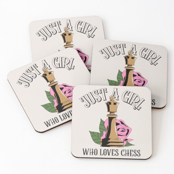 Item preview, just a girl who loves chess designed and sold by sydney-syder.