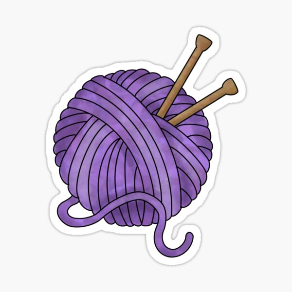 Item preview, Purple Yarn Ball designed and sold by peachycrossing.