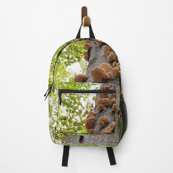 Item preview, Oyster mushrooms growing up a tree designed and sold by MostSplendid.