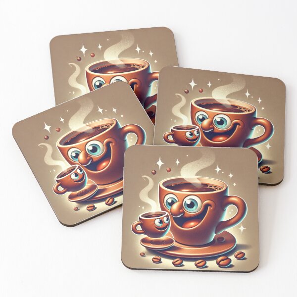 Item preview, I Love Coffee Cute Funny Design  designed and sold by ArtByMarkDesign.