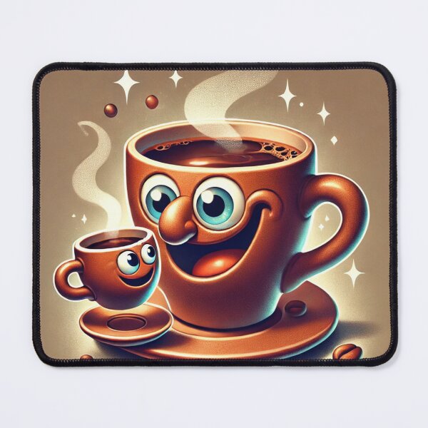 Item preview, I Love Coffee Cute Funny Design designed and sold by ArtByMarkDesign.