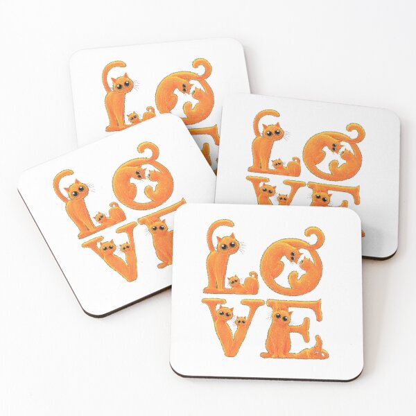 Item preview, Love Cat Orange designed and sold by bosilvercat.