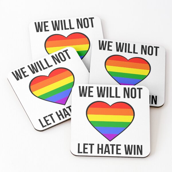 Item preview, We will not let hate win  designed and sold by Rachel the Artist .