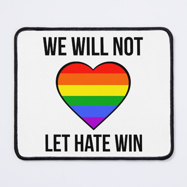 Item preview, We will not let hate win designed and sold by Rachel the Artist .