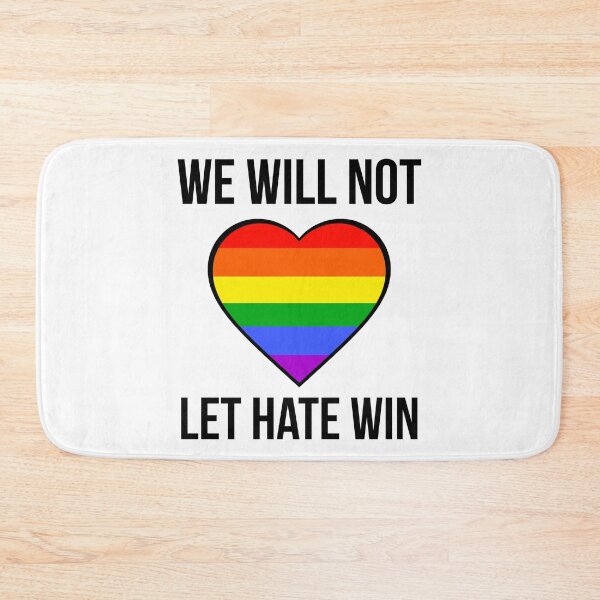 Item preview, We will not let hate win  designed and sold by Rachel the Artist .