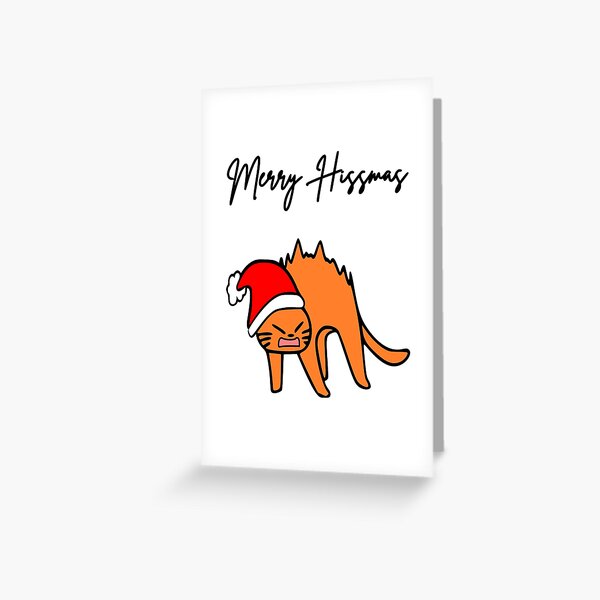 Artikel-Vorschau von Fröhliche Weihnachts-Orange-Katze, designt und verkauft von RubberBandBall.