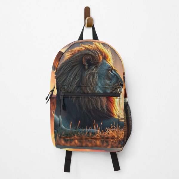 Item preview, Reclining Lion at Sunset designed and sold by Skye Ryan-Evans.