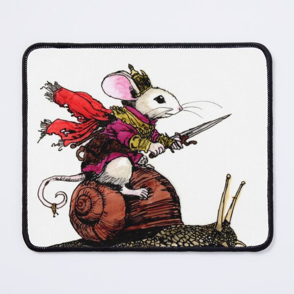 Item preview, Mouse on a Snail designed and sold by Scribbles & Doodles by Jinx.