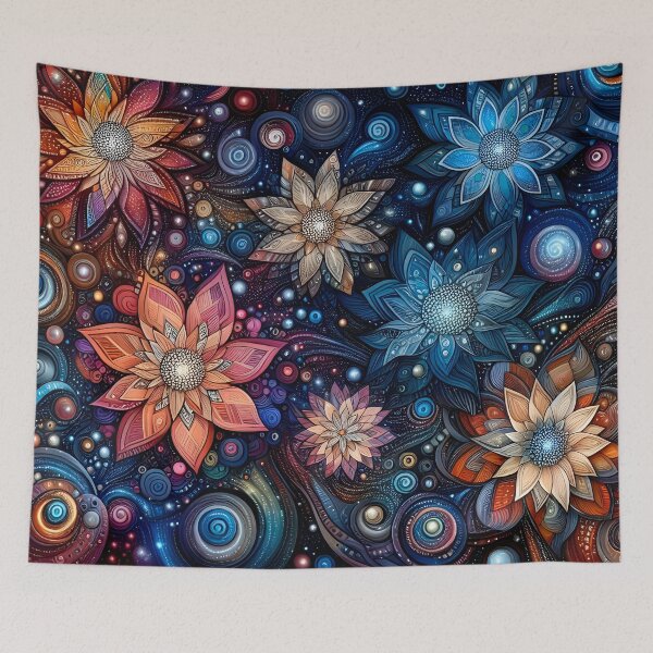 Item preview, Cosmic Flowers, Translucent Galaxies 11 designed and sold by artedamensagem.