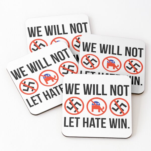 Item preview, We will not let hate win.  designed and sold by Rachel the Artist .