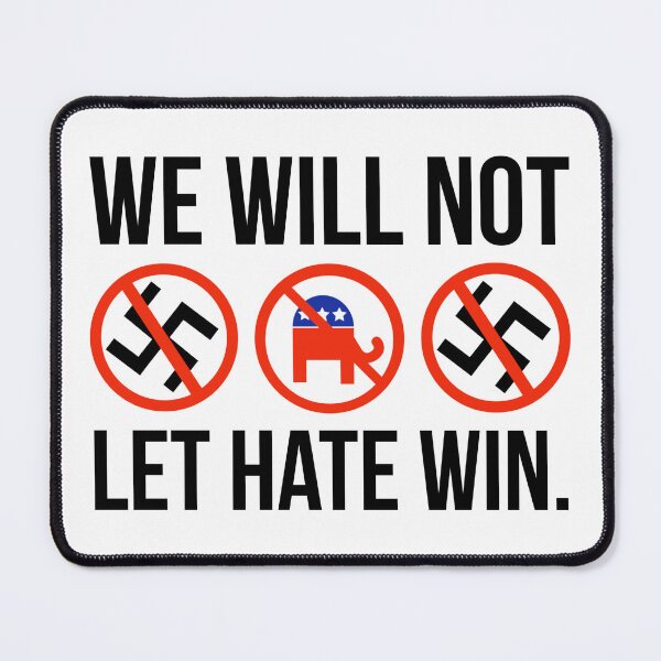 Item preview, We will not let hate win.  designed and sold by Rachel the Artist .