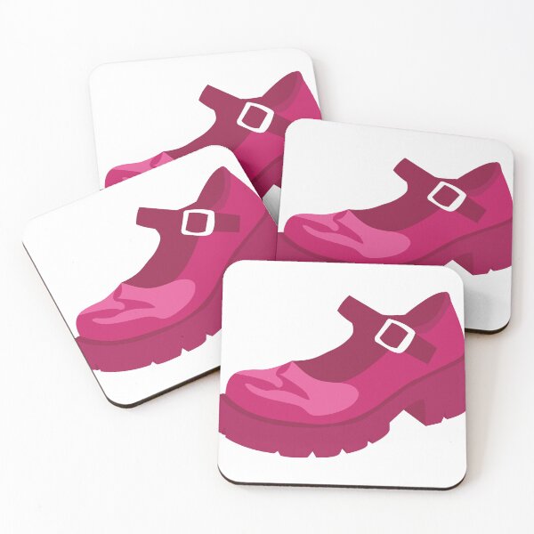 Item preview, Pink Mary Jane Shoe Sticker designed and sold by TheWisteriaYard.