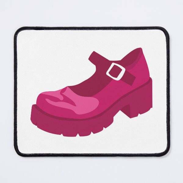 Item preview, Pink Mary Jane Shoe Sticker designed and sold by TheWisteriaYard.