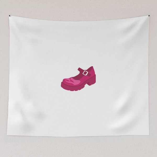 Item preview, Pink Mary Jane Shoe Sticker designed and sold by TheWisteriaYard.