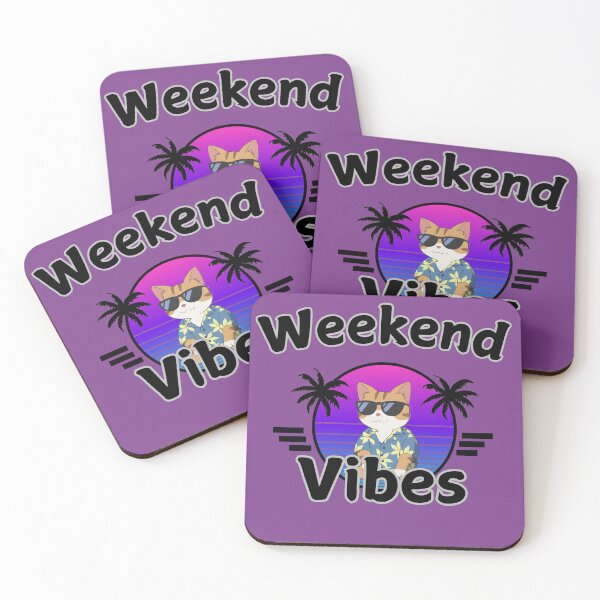 Item preview, Weekend Vibes Chill Cat designed and sold by vizclothing.