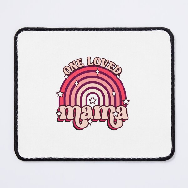 Item preview, One Loved Mama Rainbow Graphic | Happy Valentine's Day Design designed and sold by mahsanart.