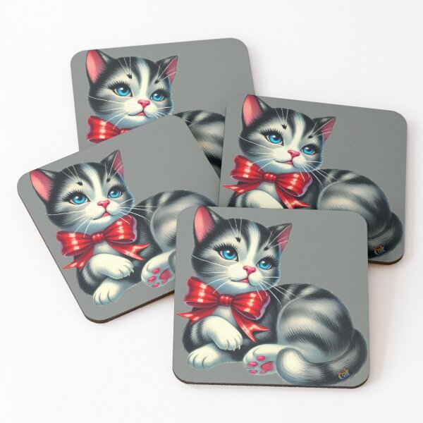 Item preview, Retro Cat with Bow designed and sold by CAutumnTrapp.