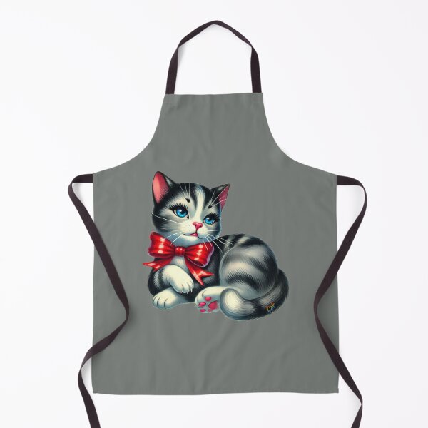Item preview, Retro Cat with Bow designed and sold by CAutumnTrapp.