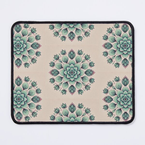 Item preview, AI generated succulent pattern designed and sold by AI-this-is-AI.