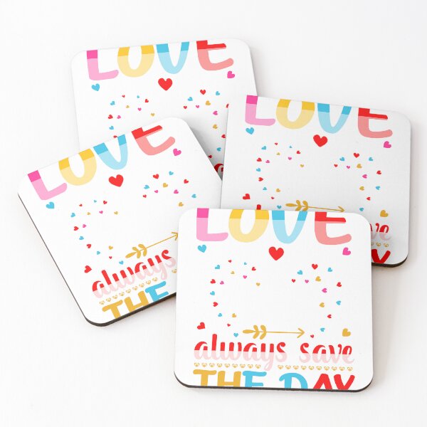 Item preview, Romantic Quote - Love Will Always Save the Day Inspirational Design designed and sold by MonkeyMental.