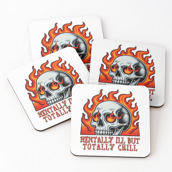 Item preview, Mentally Ill But Totally Chill designed and sold by ZAIKY DREAMS.
