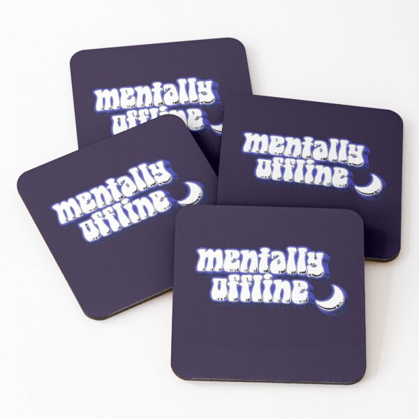 Item preview, Mentally Offline Stickers and More designed and sold by MakerMeezy.