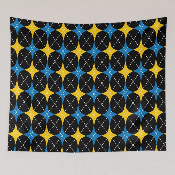 Item preview, Argyle star pattern Boca Juniors designed and sold by MarketdeLuis.