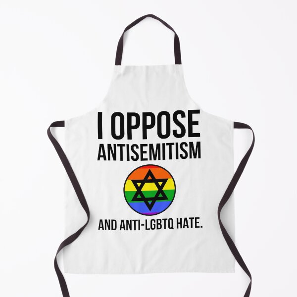 Item preview, I oppose antisemitism and anti-LGBTQ hate designed and sold by Rachel the Artist .