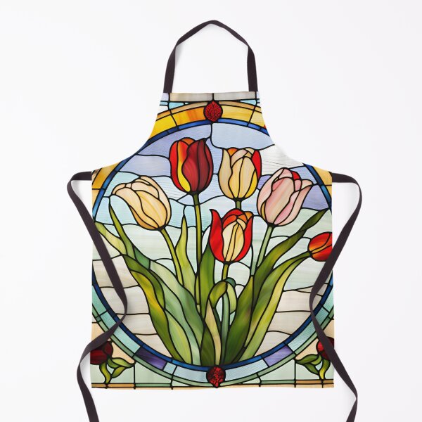Item preview, Stained Glass Tulips designed and sold by Rue Market.
