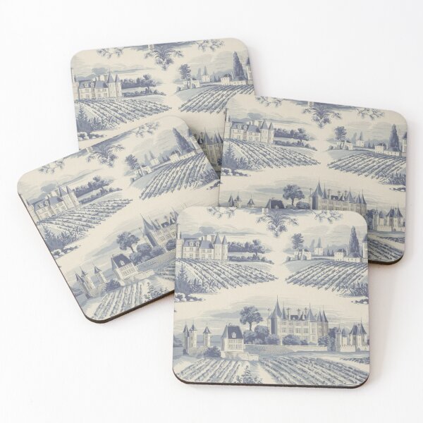 Item preview, Toile de Jouy Vineyard: Classic French Heritage Pattern #0103 designed and sold by CARRAANN.