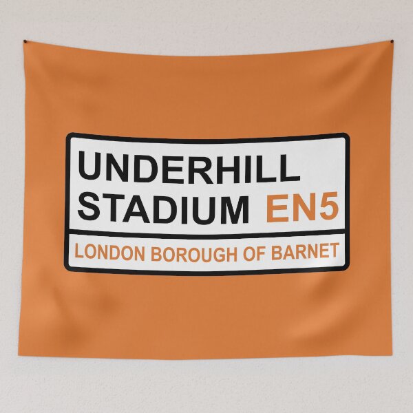 Item preview, Barnet Underhill Stadium Iconic Street Sign designed and sold by DelfDesign.