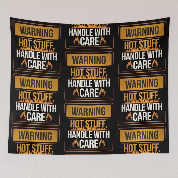 Item preview, Warning Hot Stuff designed and sold by PlanetMarker.