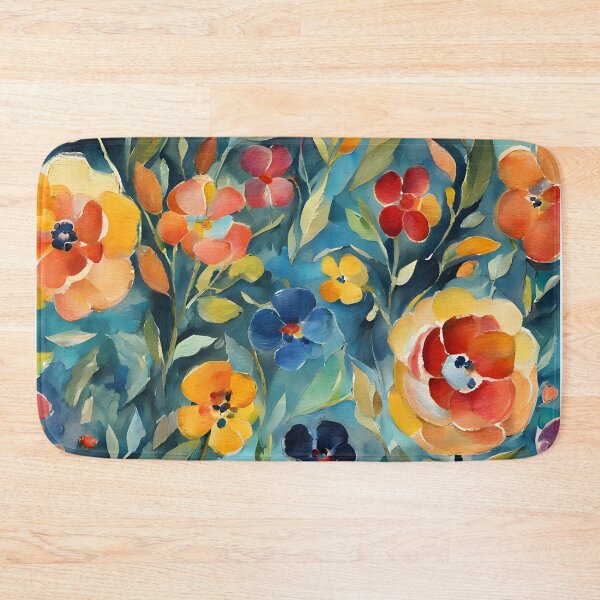 Item preview, Colorful Watercolor Wildflowers Pattern Wildflowers lovers designed and sold by Wiss2Arts.