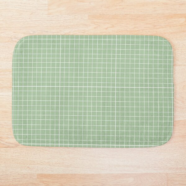 Item preview, Sage Green Grid Seamless Pattern | Minimalistic Checkerboard Design designed and sold by cherrycious.