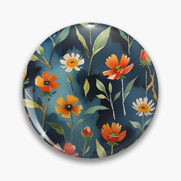 Item preview, Colorful Watercolor Wildflowers Pattern Wildflowers lovers designed and sold by Wiss2Arts.